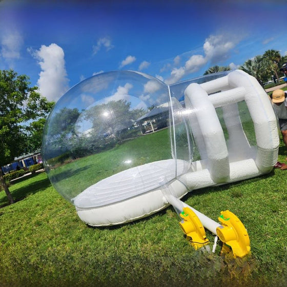 Transparent Inflatable Bubble Trampoline House Cardio Equipment product image 2