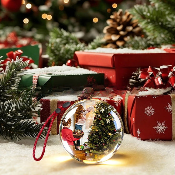 Crystal ball video and photo player ornament, photo 4