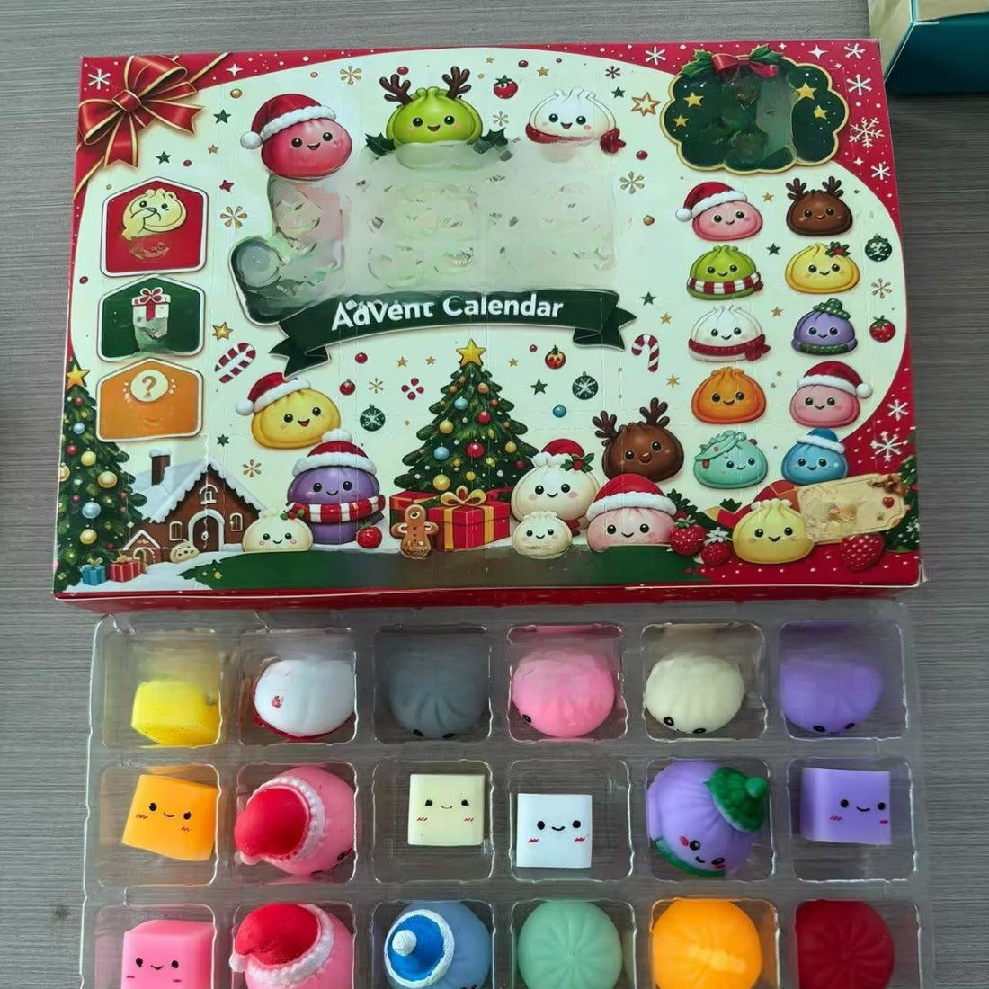 Christmas calendar puzzle box