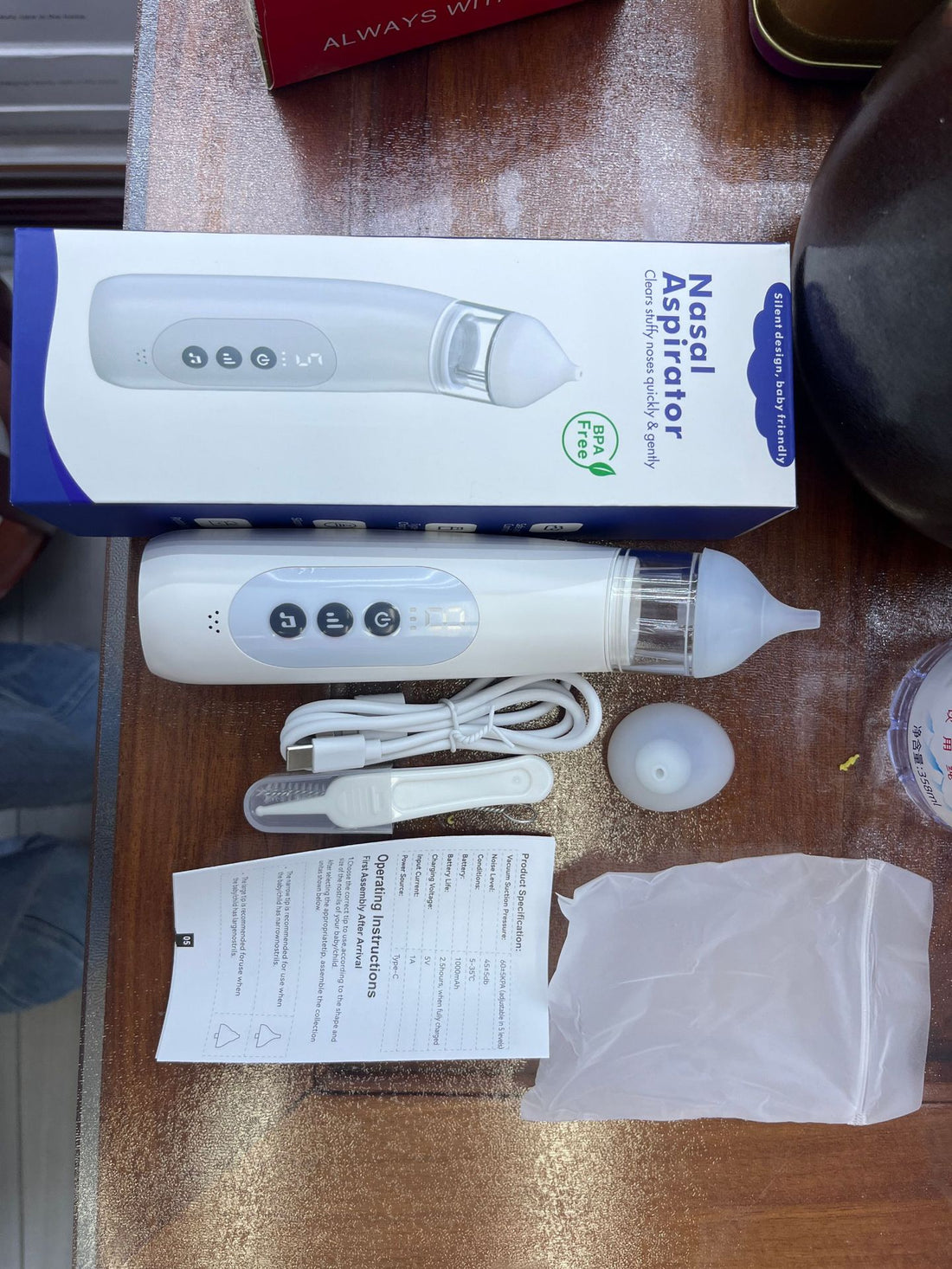 Baby nasal aspirator