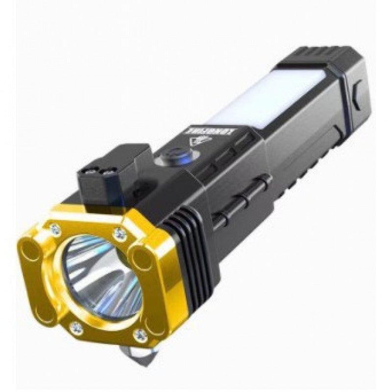 Multifunction LED Flashlight with Safety Hammer