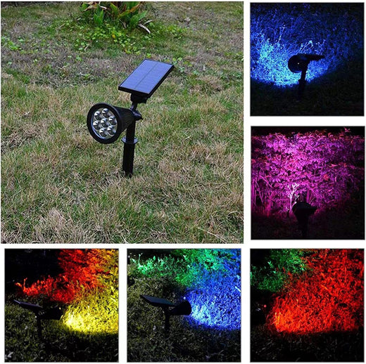 Outdoor Solar Spotlights Waterproof Garden Landscape Lights