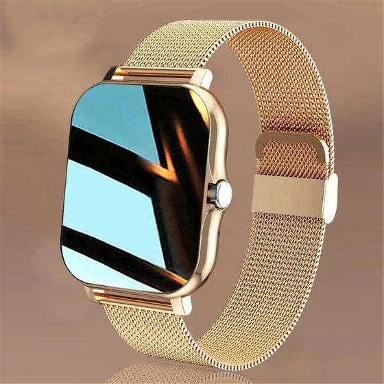 Smart watch with 1.69 inch touch screen and silicone strap, photo 1