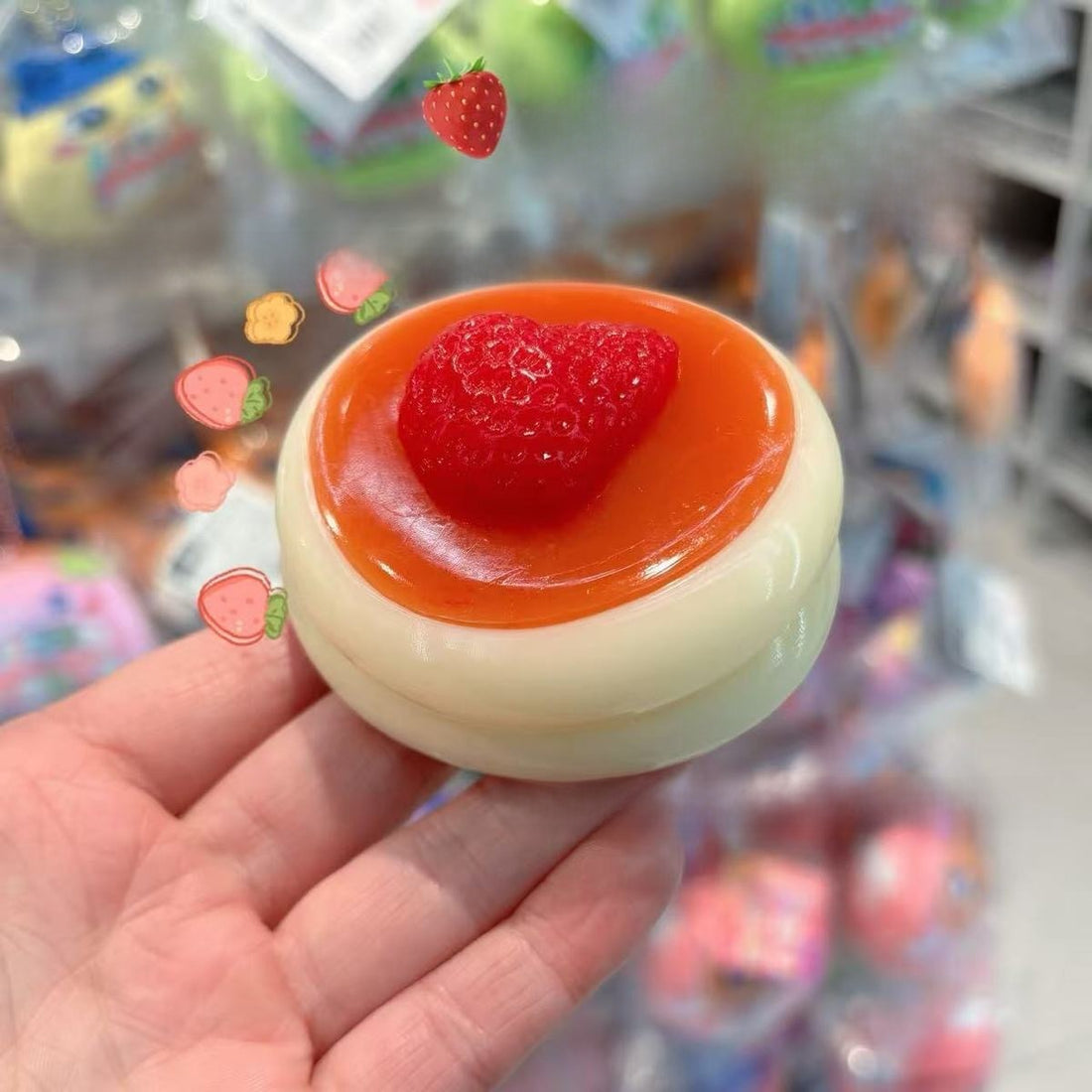 Cat face egg tart squishy toy, photo 8