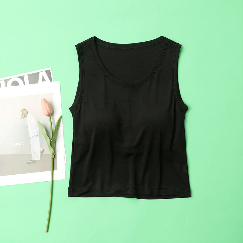 Mulberry silk camisole with built-in removable bra pads, photo 6