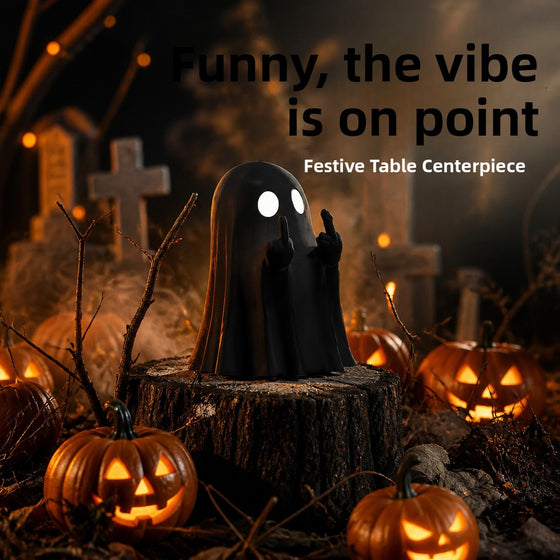 3D Printed Ghost Figurine Halloween Desktop Ornament