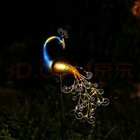 Solar Powered Peacock String Lights Garden & Outdoor product image 3
