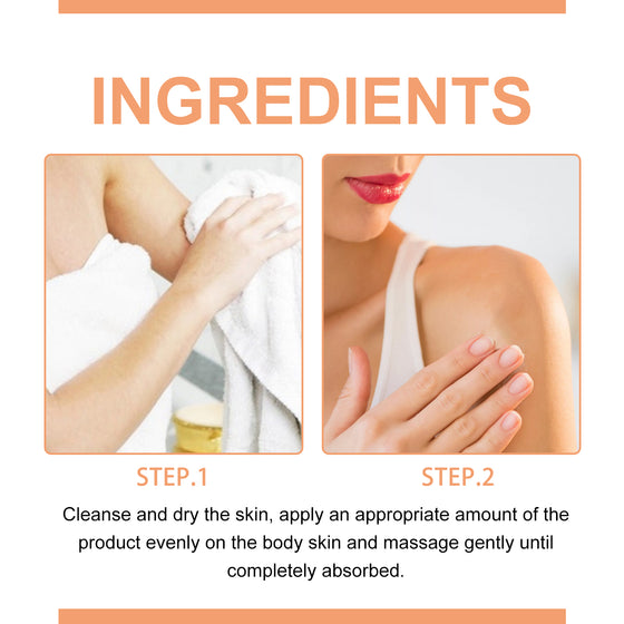 Brightening Body Lotion size in hand
