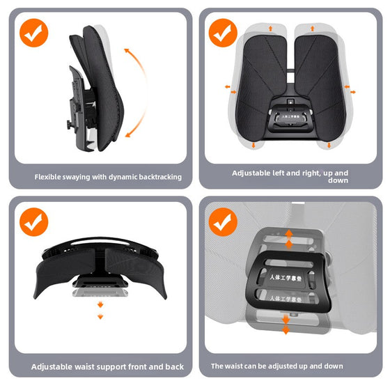 Ergonomic Lumbar Support Cushion Health & Wellness product image 3