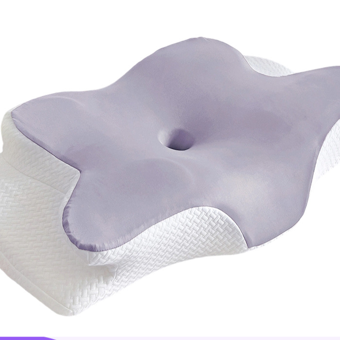 Ergonomic Contour Memory Foam Pillow Slow Rebound Neck Support Cooling Travel Pillow