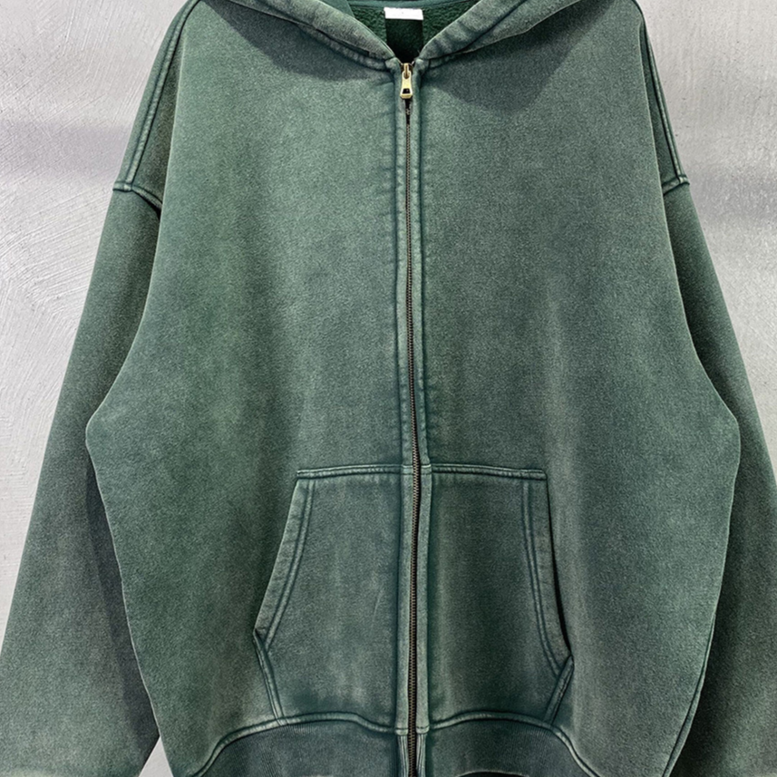 Retro Fleece Lined Windproof Cardigan Jacket