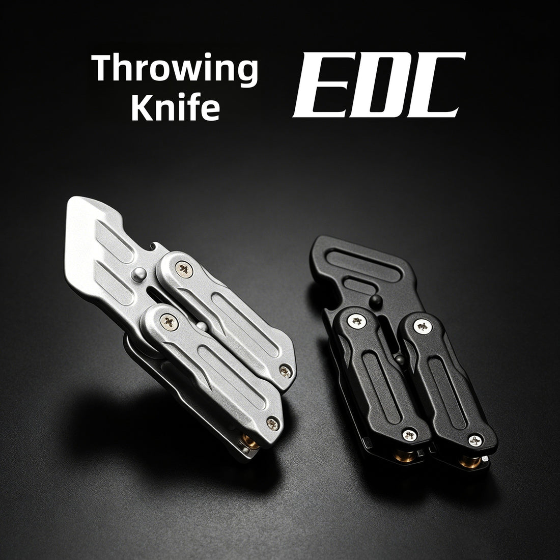 Metal alloy butterfly knife fidget toy