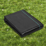 Heavy-duty weed barrier fabric 4 ft by 100 ft roll in black