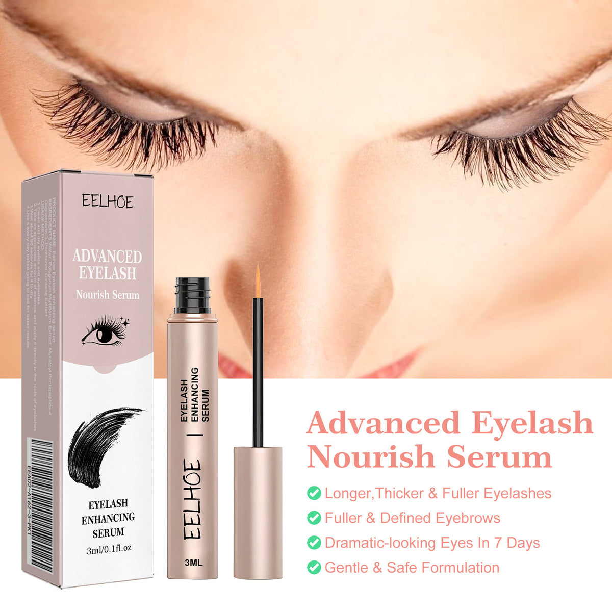 Natural Curly Long Black Mascara