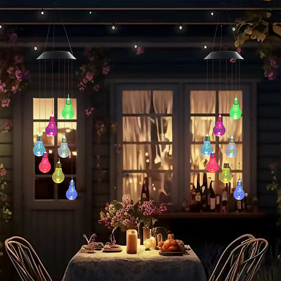 Solar Wind Chime Light with Color Gradient Garden & Outdoor product image 3