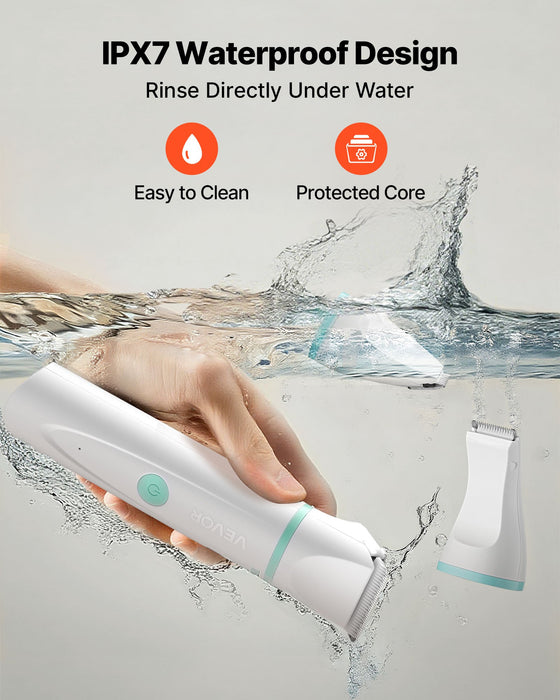 Pet clipper rinsed under water, supplier states IPX7