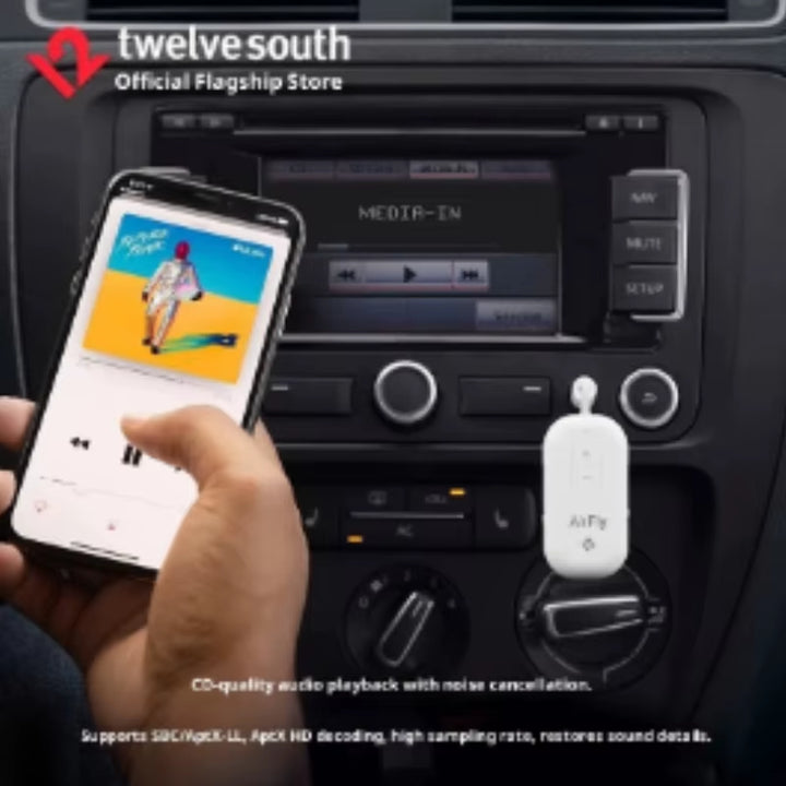 Bluetooth transmitter for 3.5 mm aux jack