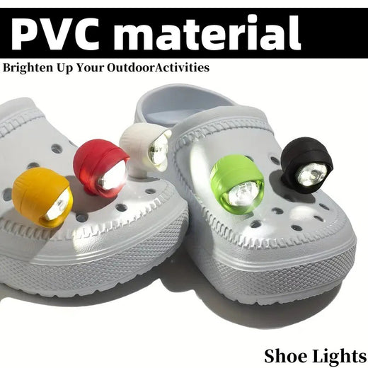 MOQ?2 LED Shoe Lights for Crocs and Sandals