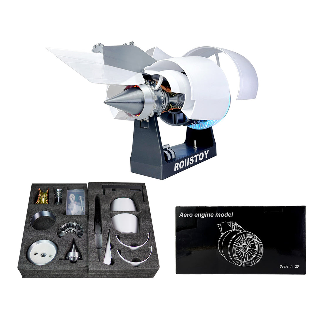 Turbofan jet engine display model, photo 6