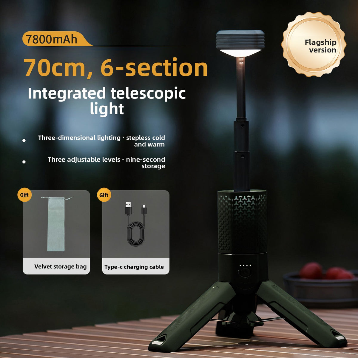 Multifunctional Explorer Flashlight
