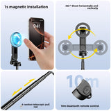 Mini Magnetic Bluetooth Selfie Stick with Tripod