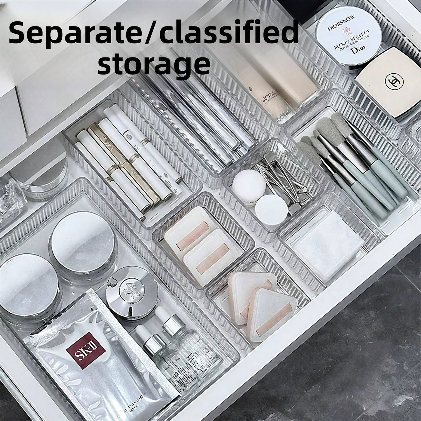 Acrylic Divider Storage Box