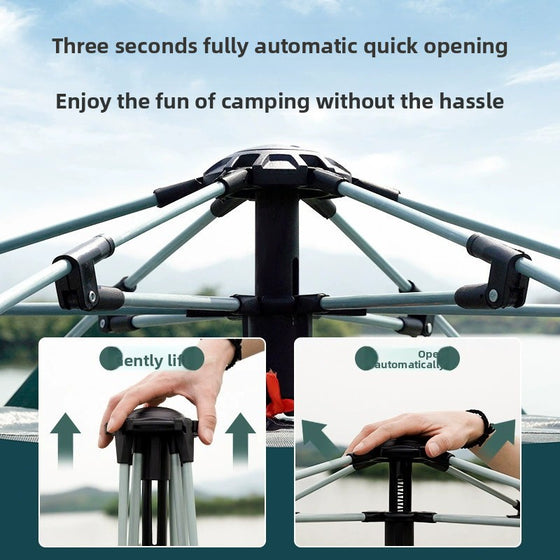 Automatic Hexagonal Camping Tent Camping Shelter & Sleep product image 4