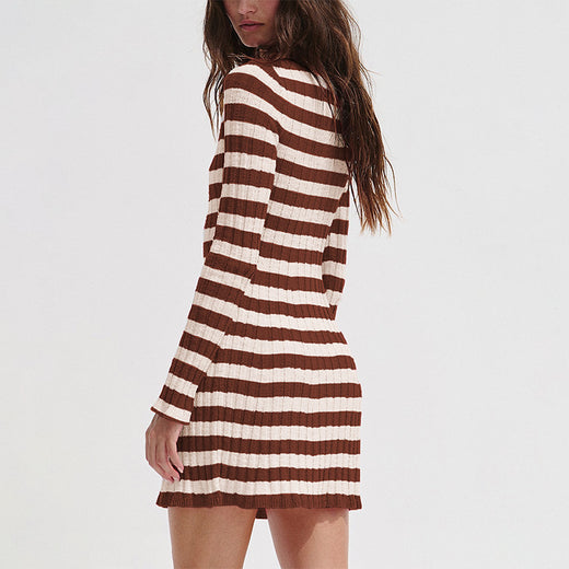 Women's Striped Knitwear Dress