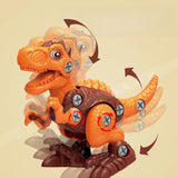 Disassemble and assemble the Tyrannosaurus rex toy
