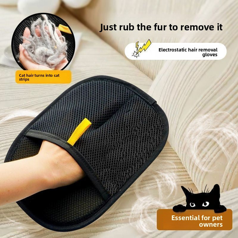 Electrostatic Pet Hair Removal Glove