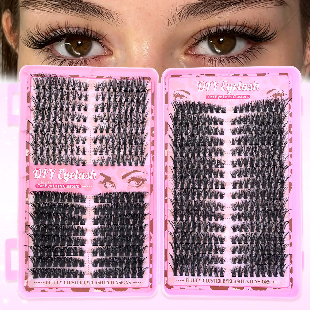 Segmented False Eyelashes Book Set