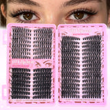 Segmented False Eyelashes Book Set