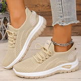 Women's Shoes for Spring and Autumn, Large Size, Comfortable Soft-Soled Running Shoes