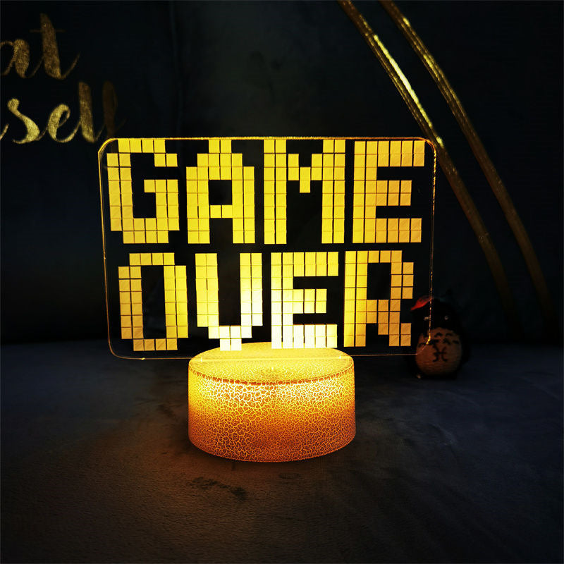 New 3D Visual Game Decoration Lamp