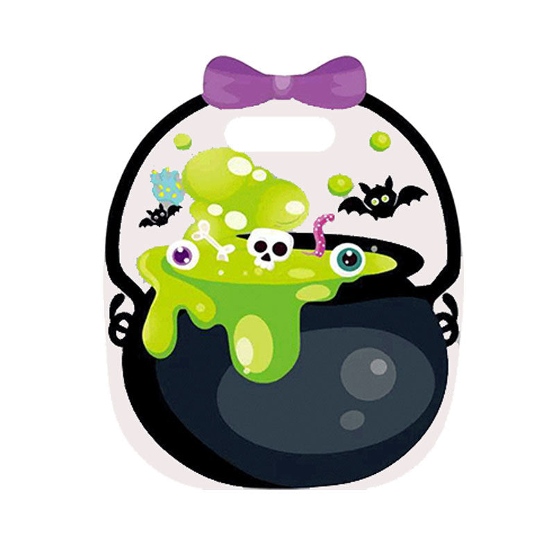 Halloween pumpkin pot candy bag