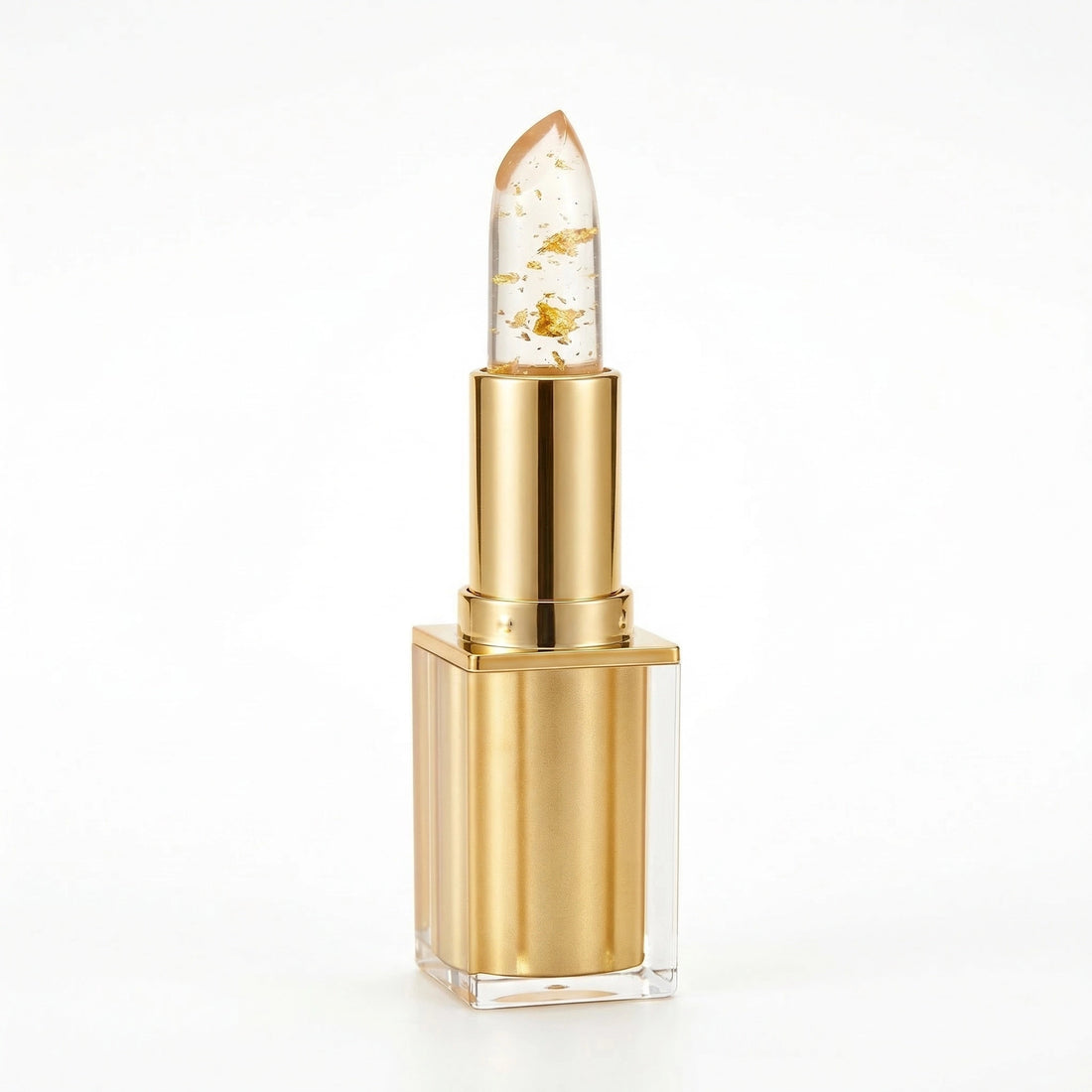Gold foil thermochromic lipstick