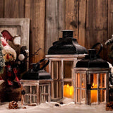 Vintage Portable Iron Candle Lantern