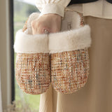 Women's Plush Cotton Slippers Soft-Soled Indoor Shoes