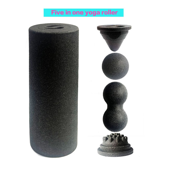 Hollow Yoga Column Peanut Ball Five-Piece Set EPP Foam Roller product image 2