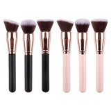 Makeup brush foundation head close-up
