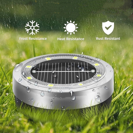 Solar Powered LED Garden Light with Stainless Steel Body Outdoor & Pond Lighting product image 5