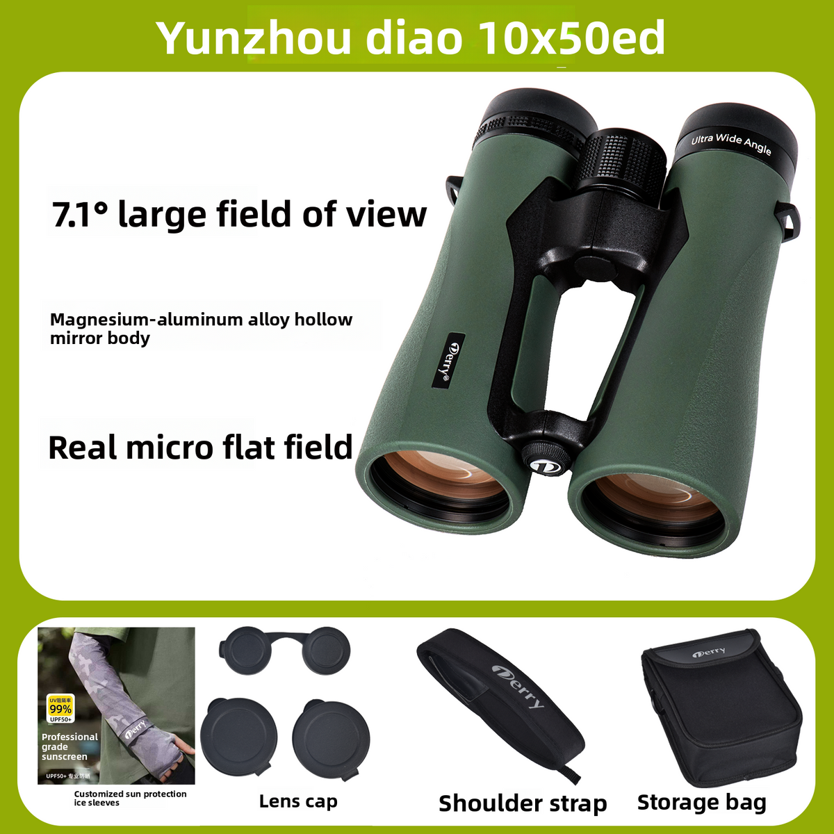 10X50 Binoculars Ed Telescope for Bee Hunting
