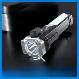 Multifunction LED Flashlight with Safety Hammer