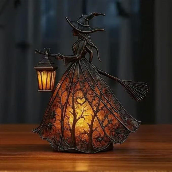 Halloween Witch Decoration Ornaments Witch Desktop Lamp