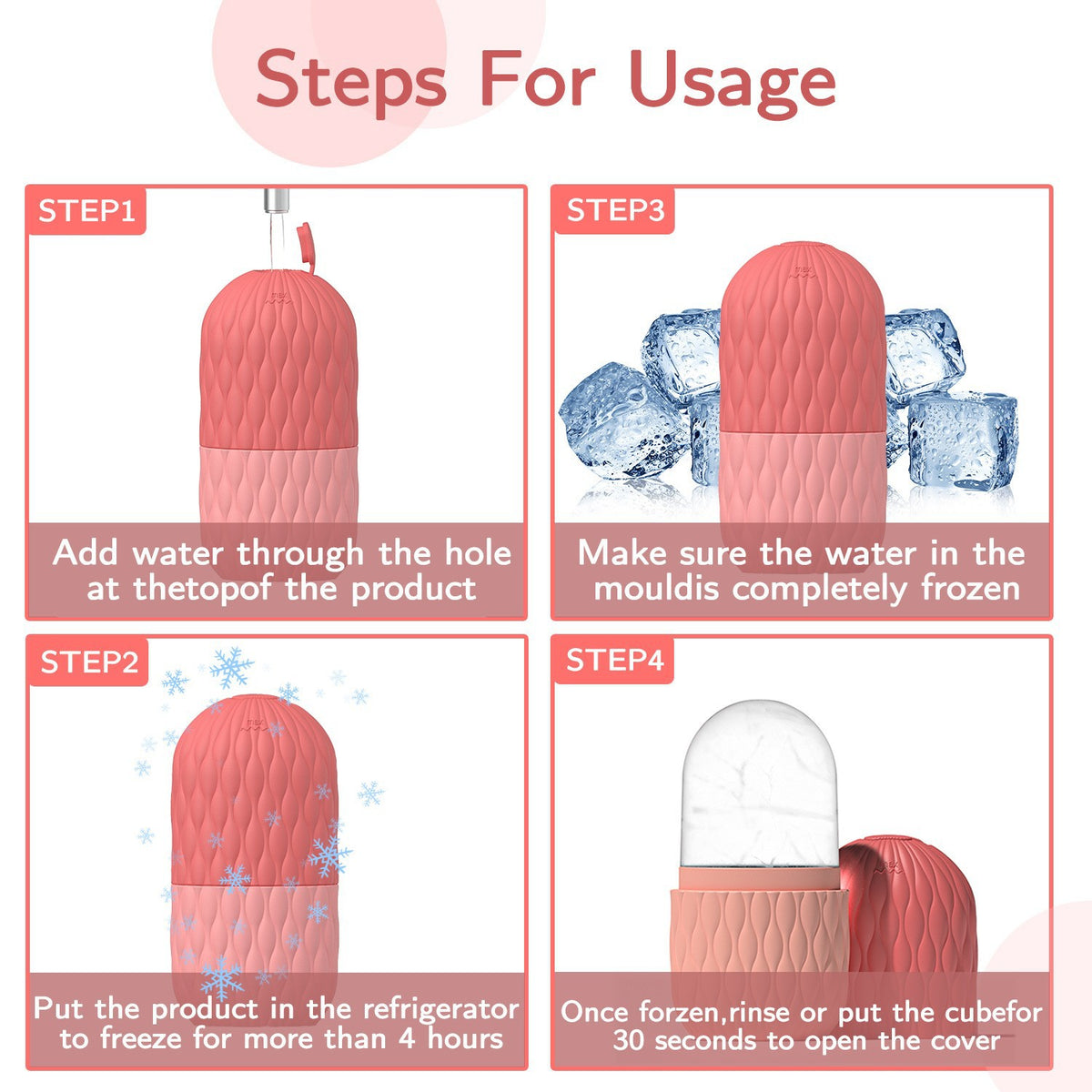 Face Ice Mold for Facial Massage and Beauty Treatment product image 4