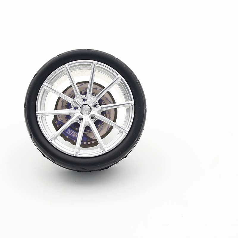 Aluminum Wheel Hub Model Car Air Vent Freshener Ornament Citrus Scent