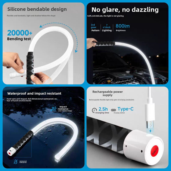 Flexible LED Light Strip for Car Repair and Outdoor Use Decor product image 1