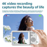 Sliding Digital Camera with 4K HD Video and Photo
