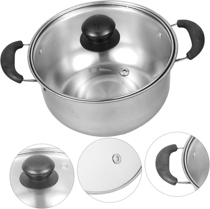 5-Piece Stainless Steel Saucepan Set — Induction