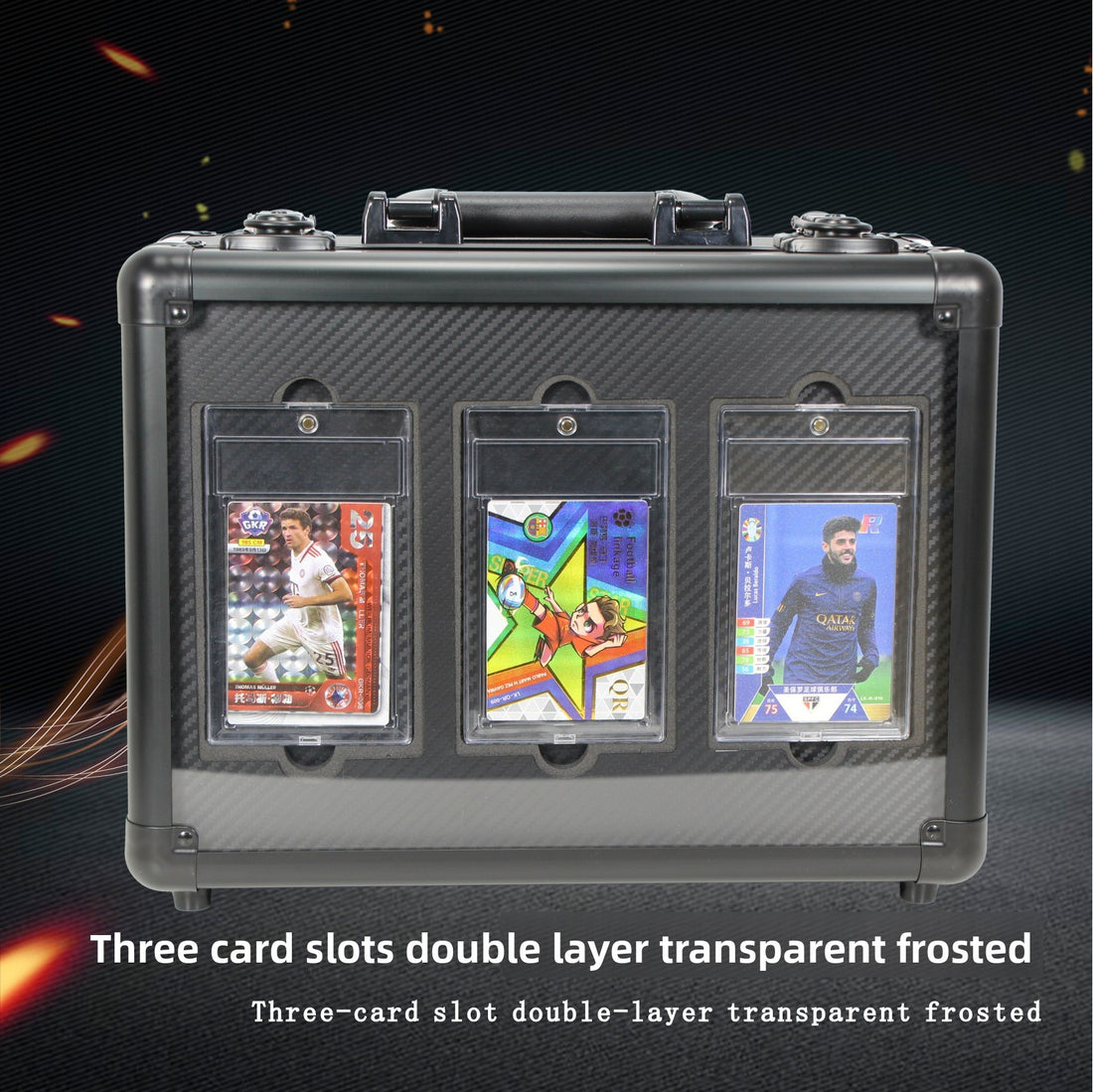 Double Layer Transparent Card Storage Box product image 2